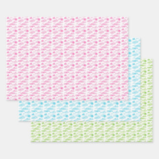 Florida Animal Toile Wrapping Papwer  Wrapping Paper Sheet