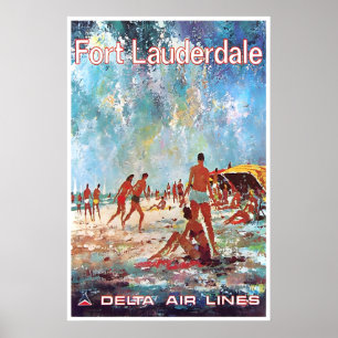 Florida Art Fort Lauderdale Travel Poster Jack