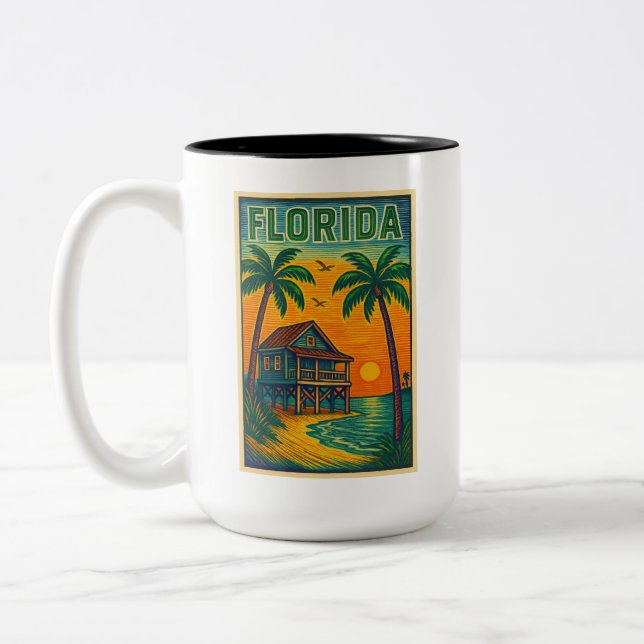 Florida Art Mug (Left)