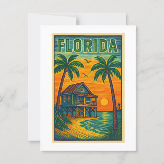 Florida Art Postcard