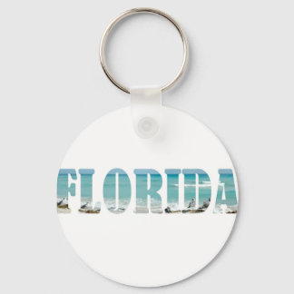 Florida Beach Key Ring