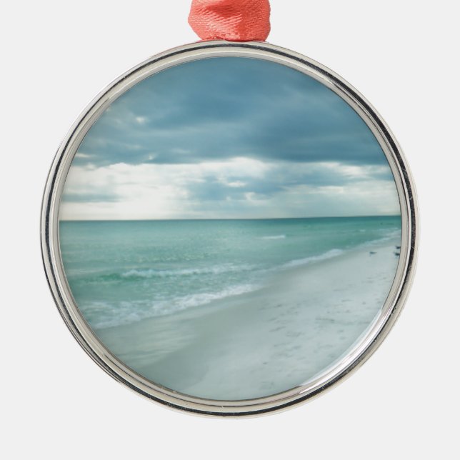 Florida Beach Metal Tree Decoration (Front)