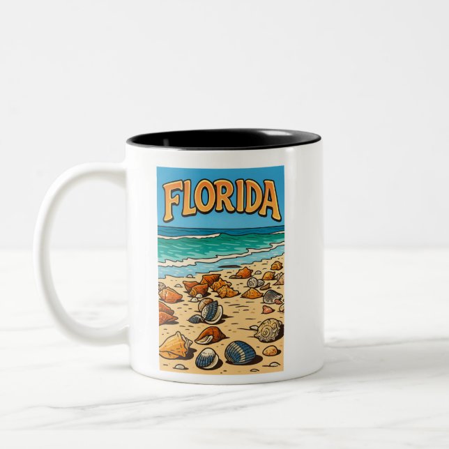 "Florida Beach"  Mug (Left)