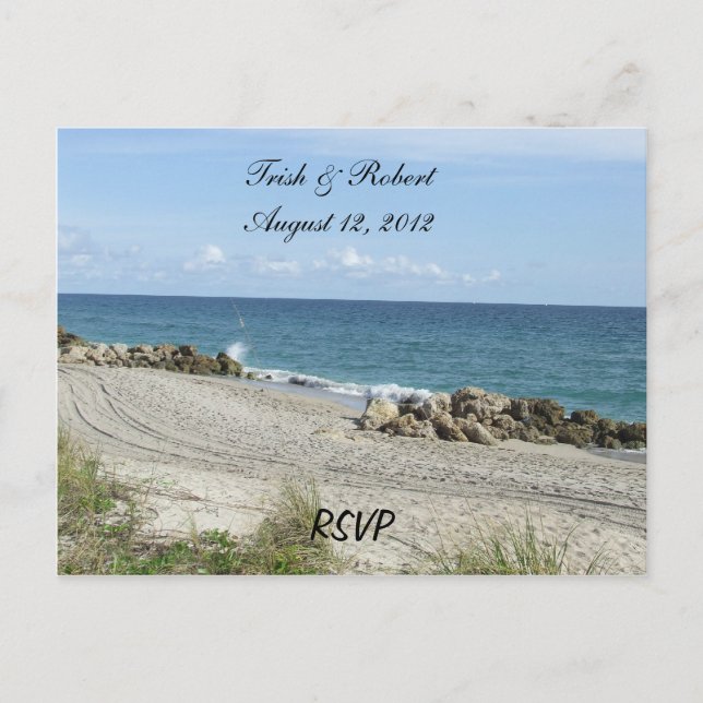 Florida Beach RSVP Postcard (Front)