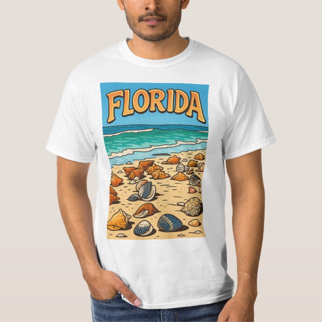 "Florida Beach"   T-Shirt (Front)