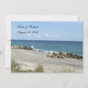 Florida Beach Wedding Invitation
