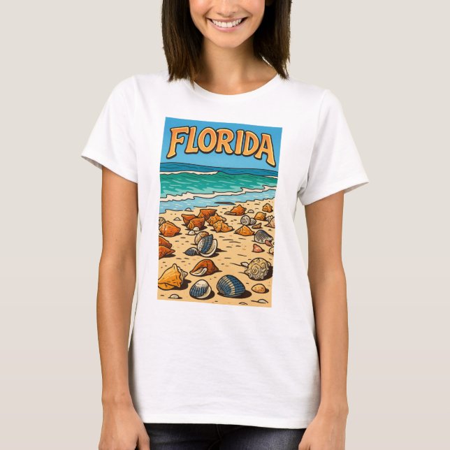 "Florida Beach"  Women's T-shirt (Front)