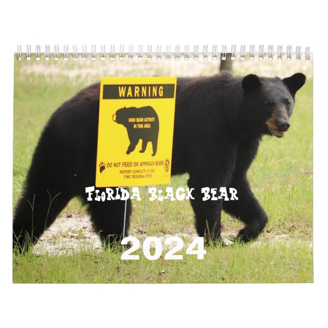 Florida Black Bear Monthly Calendar (Cover)