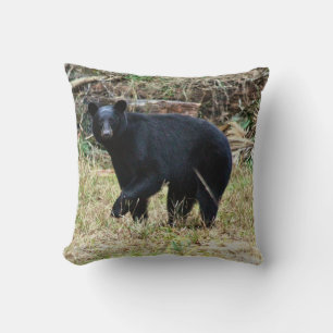 Florida Black Bear Throw Pillow