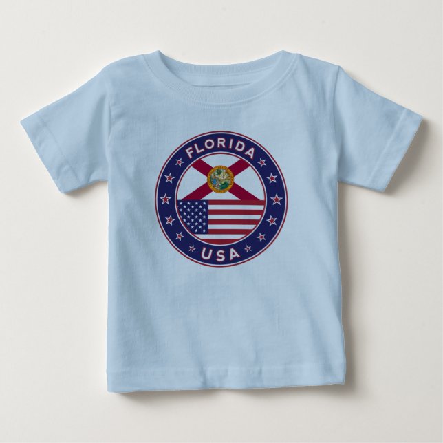 Florida, blue baby T-Shirt (Front)