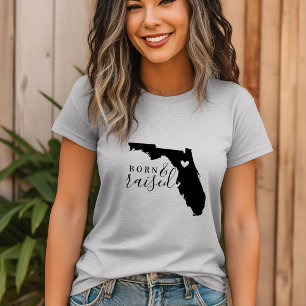 Florida Born and Raised State Tee