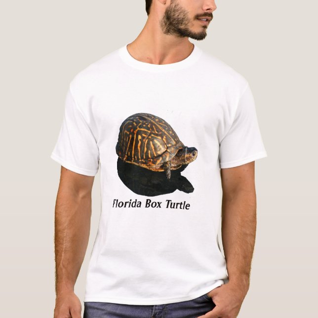 Florida Box turtle Photograph w Text T-Shirt (Front)