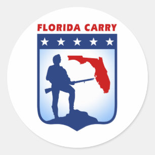 Florida Carry Gear Classic Round Sticker