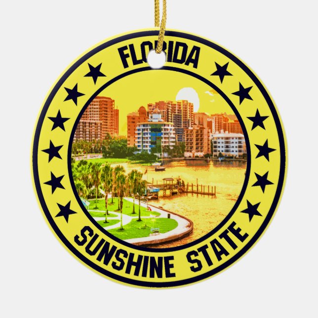 Florida                                            ceramic tree decoration (Front)