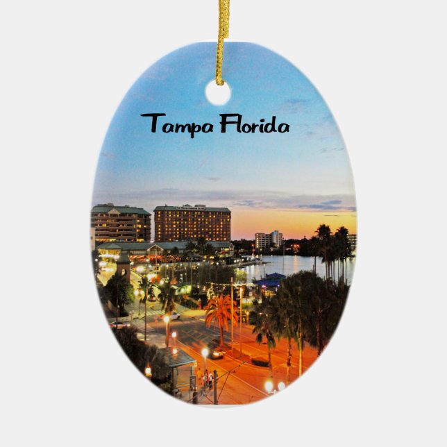 Florida Ceramic Tree Decoration (Front)