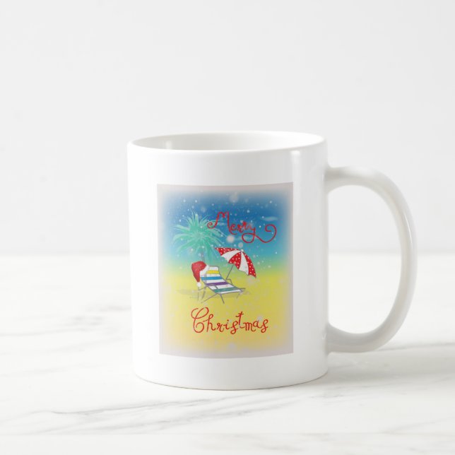 Florida-Christmas Holiday-Whimsical Coffee Mug (Right)