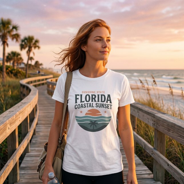 Florida Coastal Sunset Heritage Tee (Creator Uploaded)