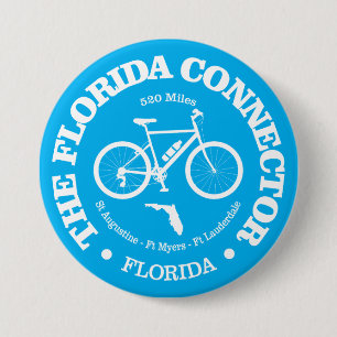 Florida Connector Trail (cycling) 7.5 Cm Round Badge