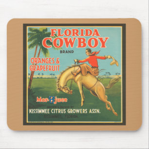 Florida Cowboy Mouse Pad