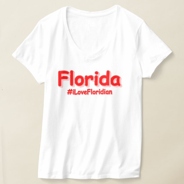 "Florida " Cute Design. Buy Now T-Shirt (Laydown)