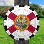 Florida Dartboard USA & Florida Flag / game board<br><div class="desc">Dartboard: Florida & Florida flag darts,  family fun games - love my country,  summer games,  holiday,  fathers day,  birthday party,  college students / sports fans</div>