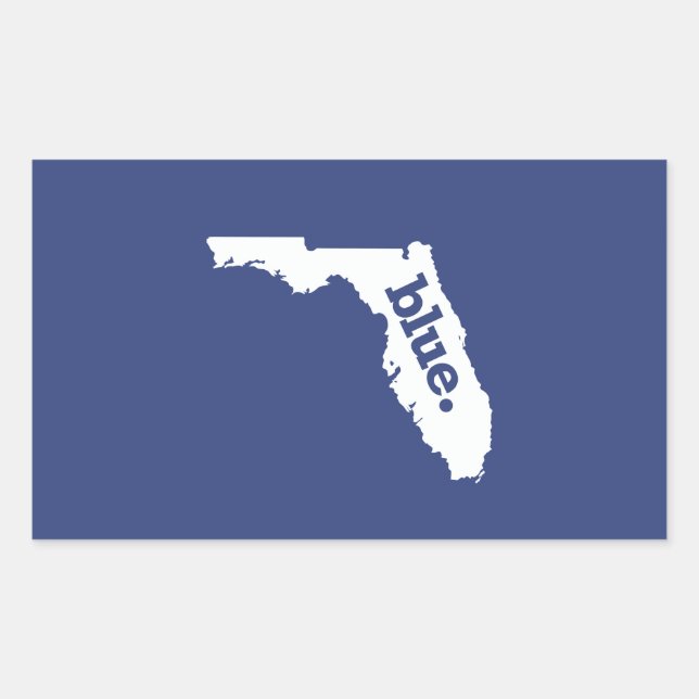 Florida Democrat Rectangular Sticker (Front)