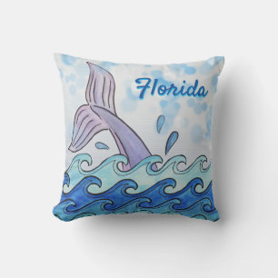 Florida Dolphin Tail Cushion