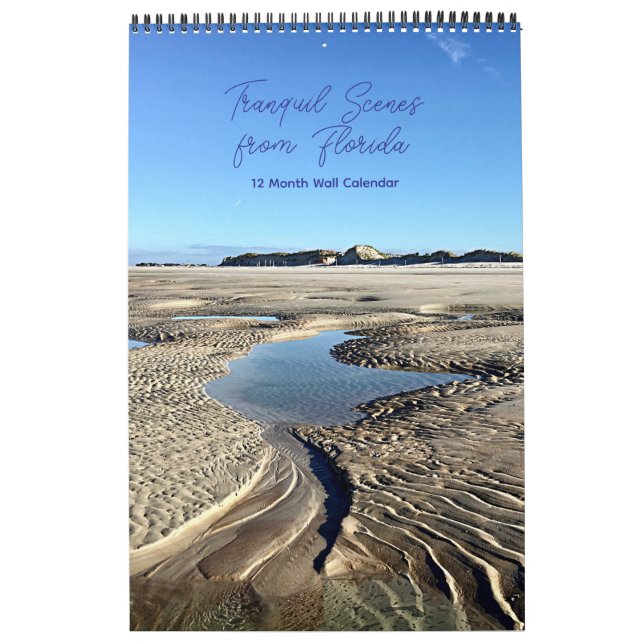 Florida East Coast Beaches Backwater Nature Calendar (Cover)