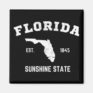 Florida Est 1845 Sunshine State Magnet