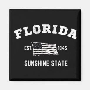 Florida  Est, 1845 Sunshine State Magnet