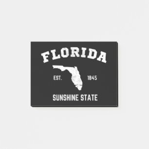 Florida Est 1845 Sunshine State Post-it Notes
