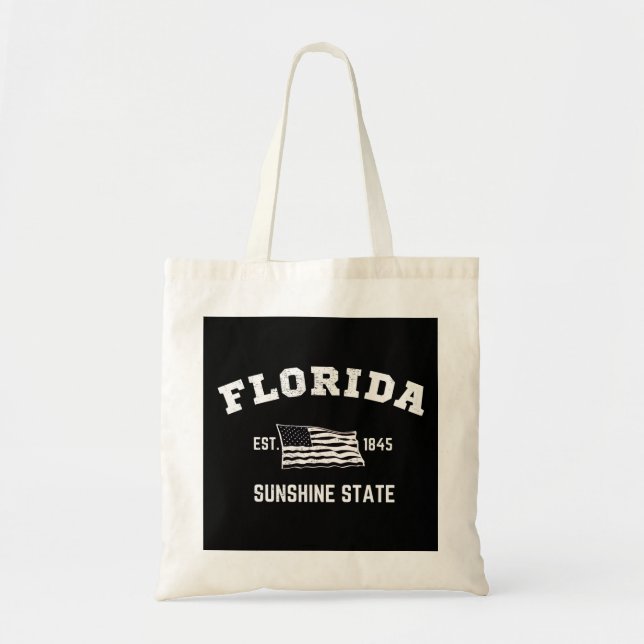 Florida  Est, 1845 Sunshine State Tote Bag (Front)