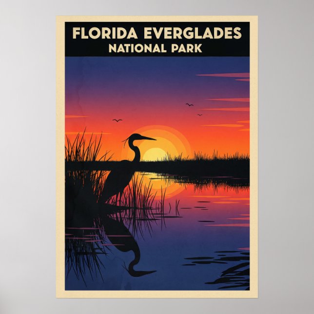 Florida Everglades National Park V05 Poster (Front)