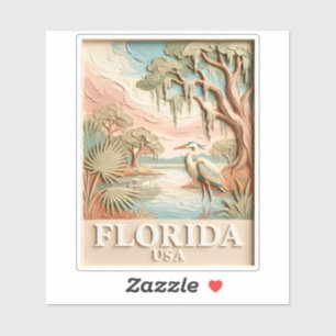 Florida Everglades Wildlife Bird Texture Landscape
