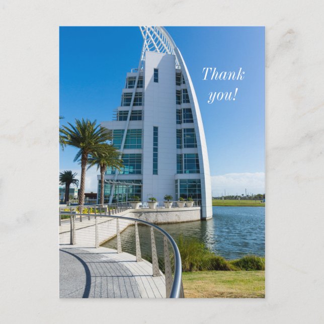 Florida Exploration Tower Thank You Postcard (Front)