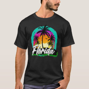 Florida Family Vacation 2023 Florida Miami Palm Tr T-Shirt