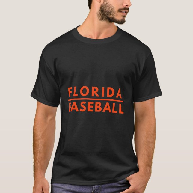 Florida Fl Baseball Fans Gator State Pride T-Shirt (Front)
