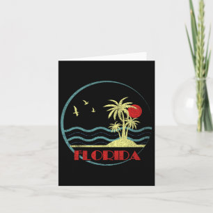 Florida Fl Citrus State Summer Miami Vibes Beach V Card