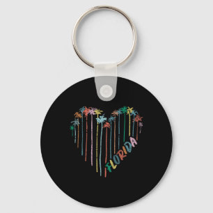 Florida Fl Citrus State Summer Miami Vibes Beach V Key Ring