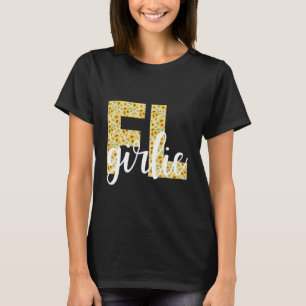 Florida FL Girl State Pride Simply Preppy Sunflowe T-Shirt