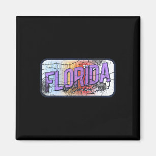 Florida Fl Summer Miami Vibes Beach Sunshine State Magnet