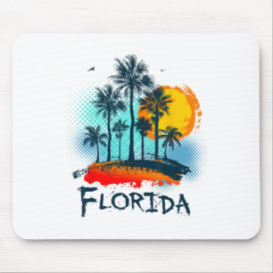 Florida Fl Summer Miami Vibes Beach Sunshine State Mouse Pad