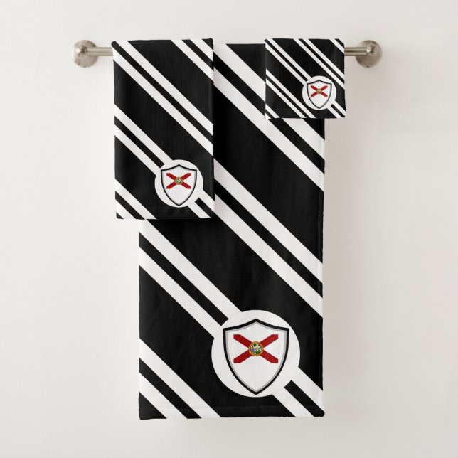 Florida flag bath towel set (Insitu)