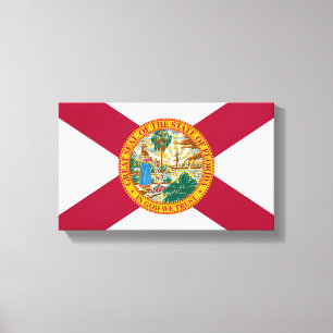 Florida flag canvas print