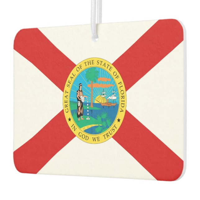FLORIDA Flag - Car Air Freshener (Left)