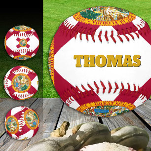 Florida Flag, Florida, Monogram / Baseball Balls