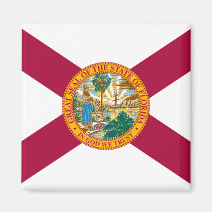 Florida flag magnet