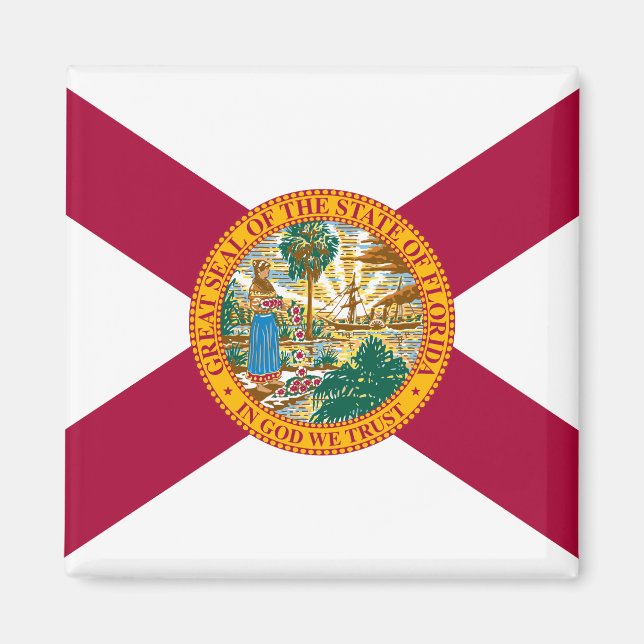 Florida flag magnet (Front)