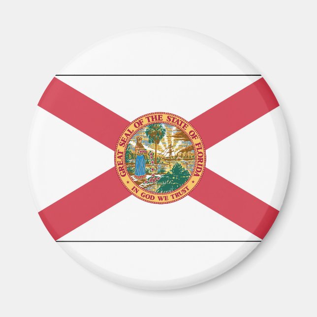 Florida flag magnet (Front)