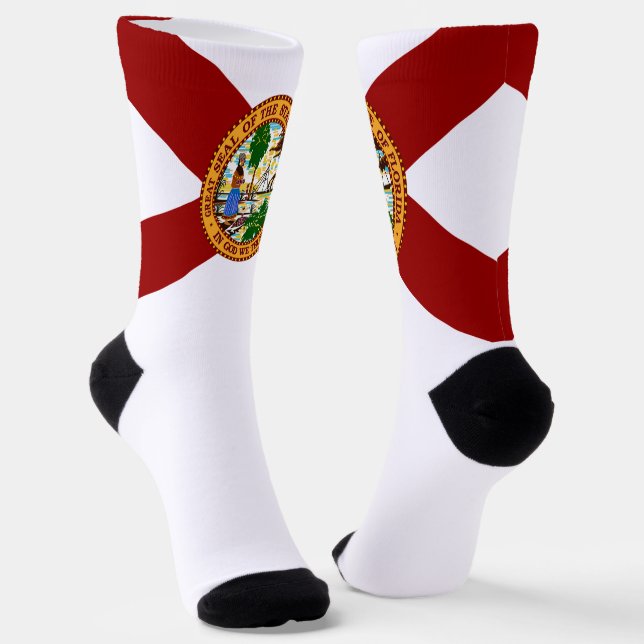 Florida flag socks (Angled)
